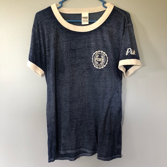 PINK Victoria's Secret Tops - Victoria’s Secret PINK Ringer Tee